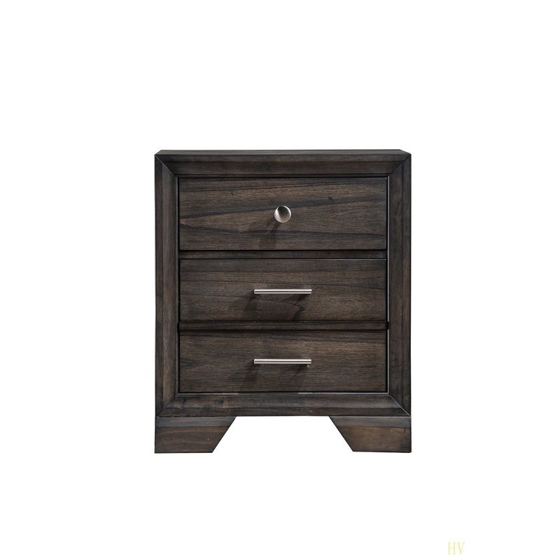Table de chevet 2 tiroirs 1pc
