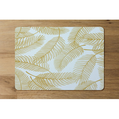 Ringo Wood, Polyester Floral Rectangle Placemat