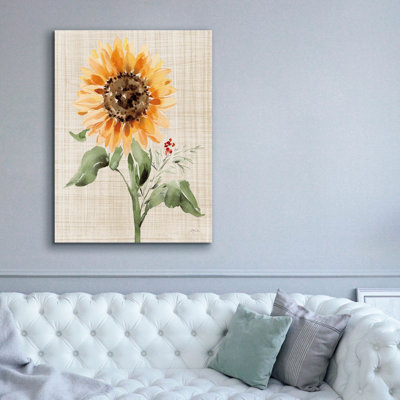 Art mural en toile Epic Graffiti «Autumn Ramble 3 Linen» par Katrina Pete, 12 po x 16 po