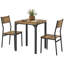 Ensemble de table de salle à manger 3 pièces pour 2 personnes, table de cuisine moderne et chaises, ensemble de salle à manger, bois-970861447