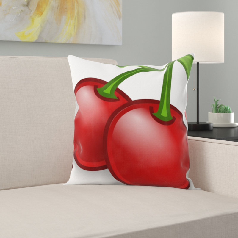 Coussin cerise