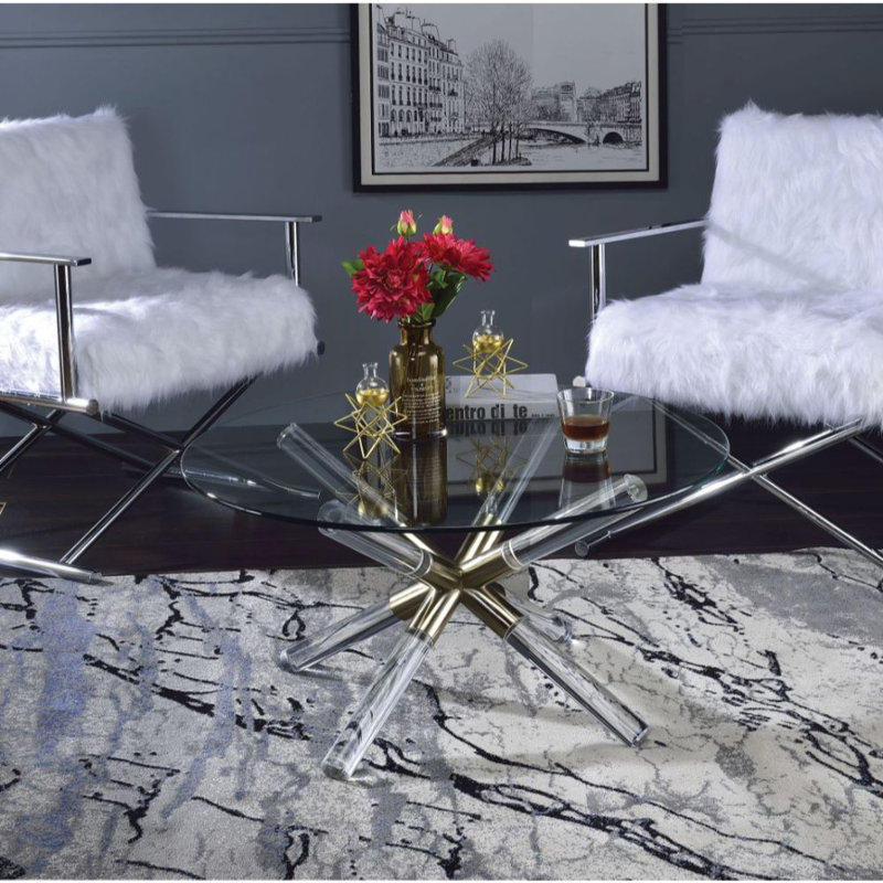 Glass Top Coffee Table