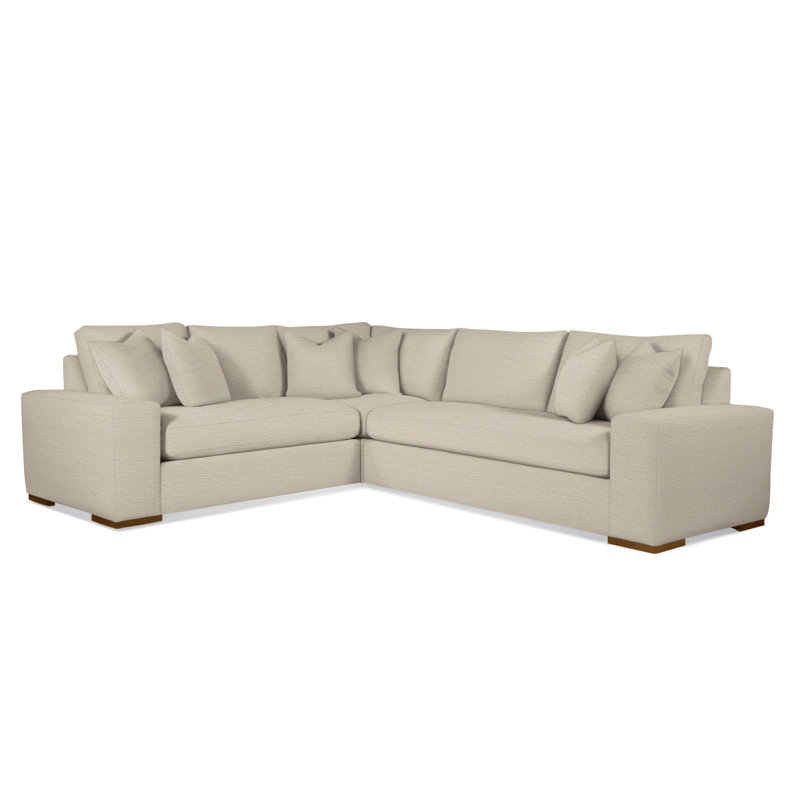 Memphis Sectional, Oatmeal Crypton Performance; 0822-74, Left Hand Facing, Havana