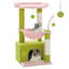 Tour pour chat 4-en-1 multi-niveaux, arbre à chat avec grand condo pour chat, poteau à griffer pour chat avec hamac profond et perchoir confortable-111721644