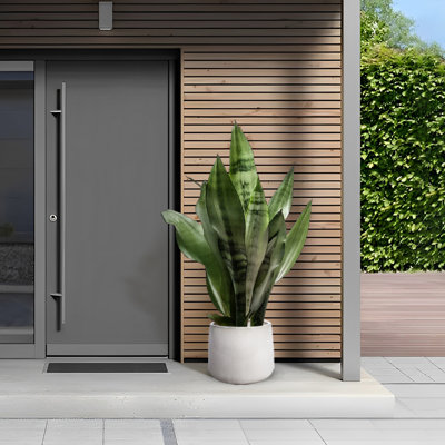 Pot de fleurs moderne en céramique 4 pièces American Oak