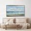 "Seashore" by Silvia Vassileva Print on Canvas in a Silver Floater Frame-110965341-110965344
