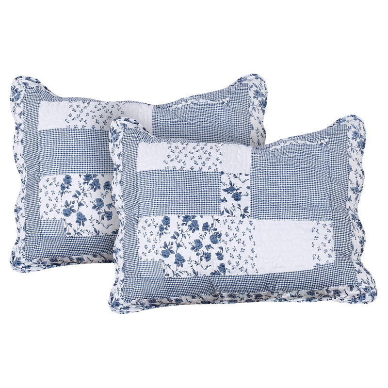 Periwinkle Dash Pillow Sham