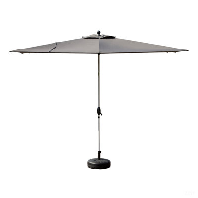 Rectangle Patio Umbrella With Crank Lift And Tilt Function(Base Not Included)