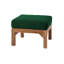 Porschea Square Outdoor Teak Ottoman Patio Ottoman-1630159692