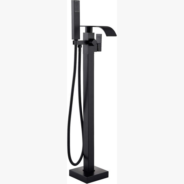 Free Standing Tub Faucet,Black Freestanding Bathtub Faucet,YUNDOOM,Tub Filler Bathtub Faucet