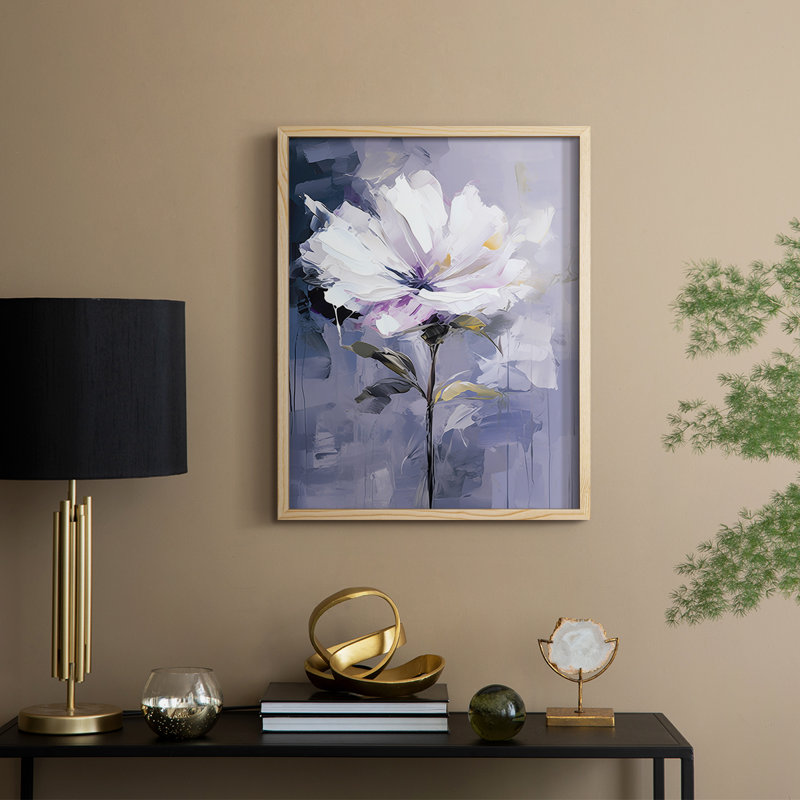 Reproduction encadrée FLORAL Series CDxxviii - bois massif, H 11 po x l 9 po