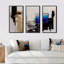 «Blue Minimalist Abstract II», ensemble d'art mural moderne sur toile-87912893-87912894