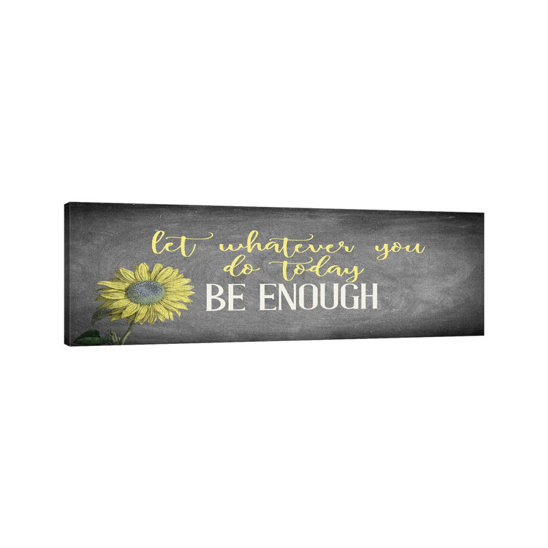 Enough II by Kimberly Allen - Panoramic Print on Canvas, Wrapped Canvas, 40.64cm H x 121.92cm W x 3.81cm D