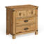 Transitional Bedside Cabinet With Weathered Texture And Charging Contemporary Table Metal Glide Plug