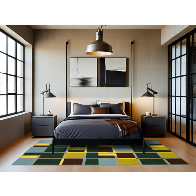Gridded Growth Rug