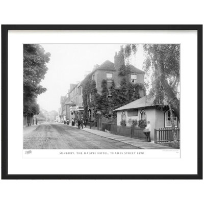 Sunbury, The Magpie Hotel, Thames Street 1890 by Francis Frith - Single Picture Frame Print