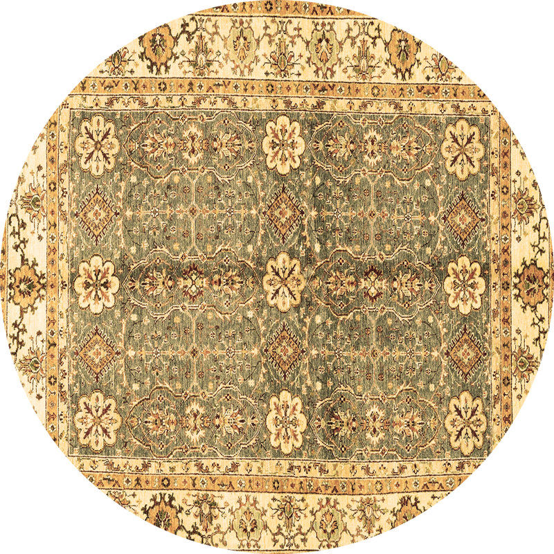 Oriental Indoor Rug, Round 8'