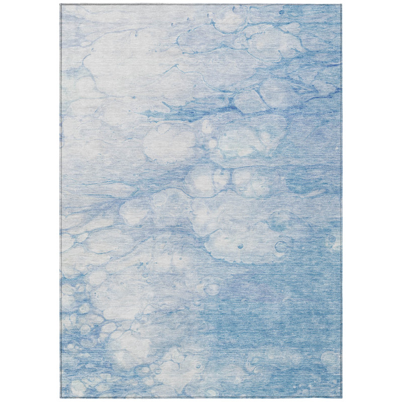 Chinwendum Washable Abstract Indoor / Outdoor Rug, Rectangle 3' x 5'