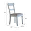 Ensemble de 2 chaises d'appoint House Gray
