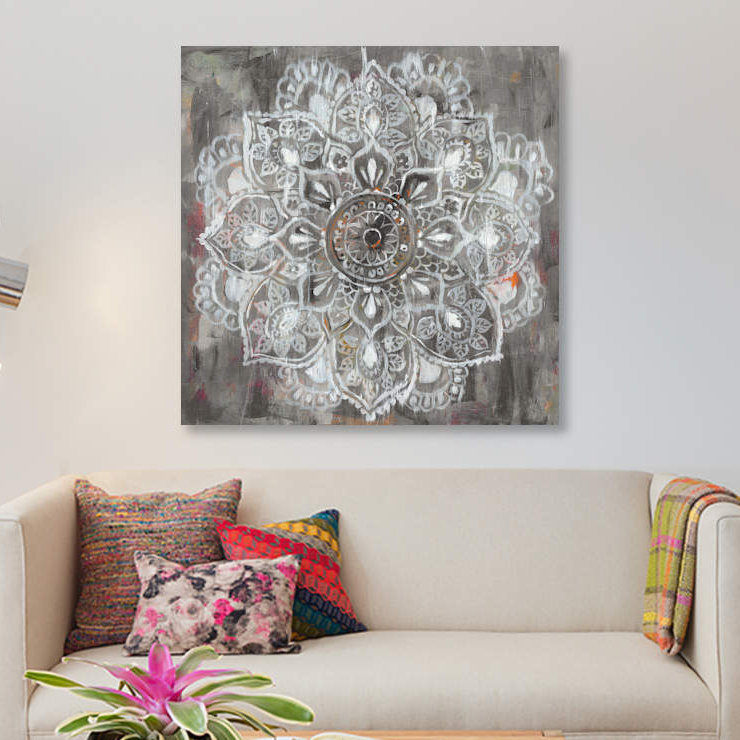 Danhui Nai - Print on Canvas, White Floater Framed, 30.48 cm H x 30.48 cm W