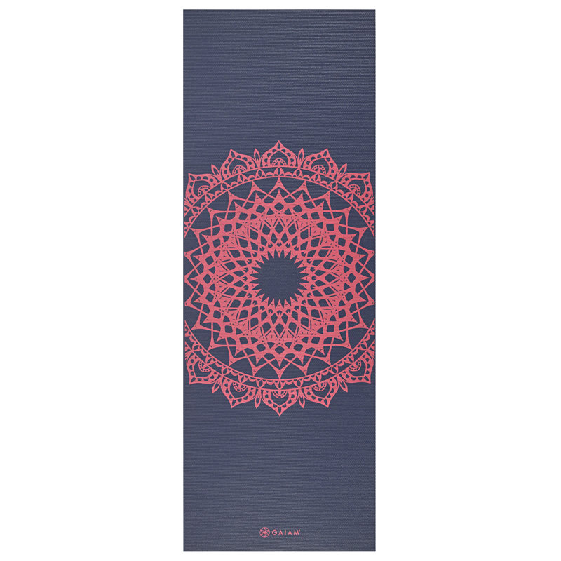 Tapis de yoga Gaiam 4MM rose Marrakech