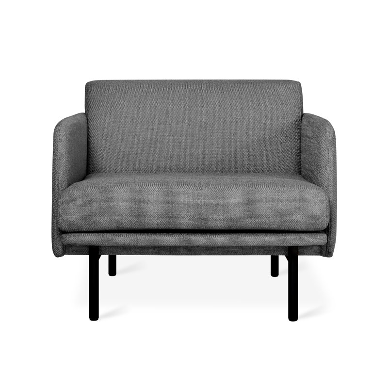 Foundry Chair, Andorra Pewter Performance Basketweave