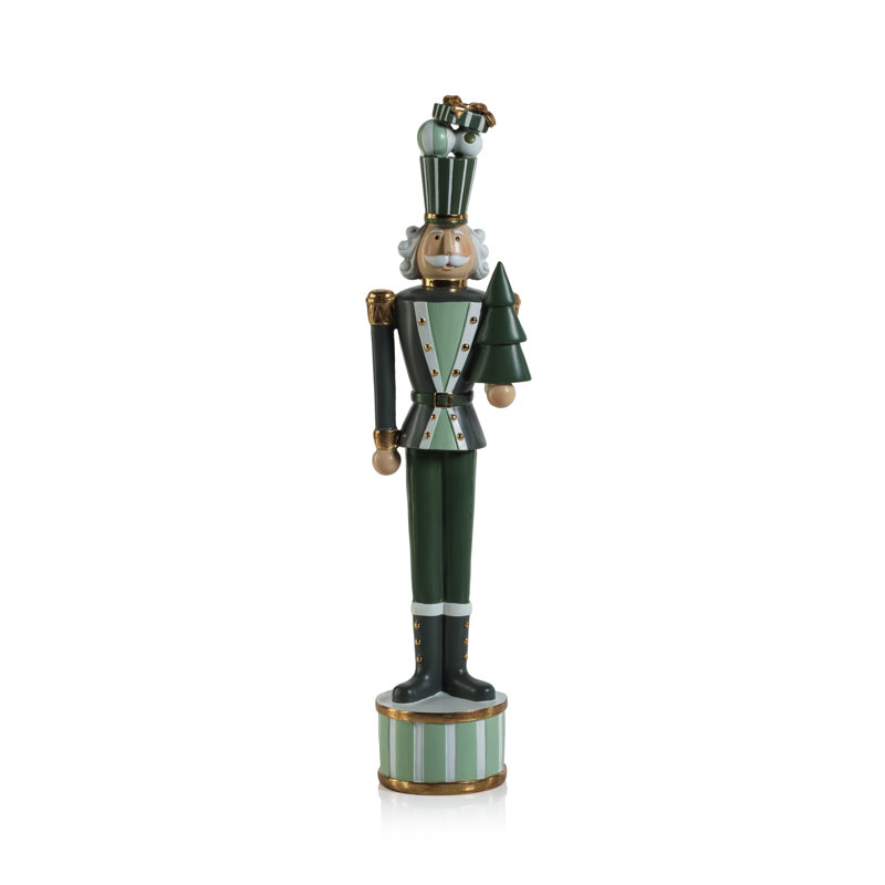 Halleran Christmas Nutcracker, 17.5" H x 3.5" W x 3.5" D