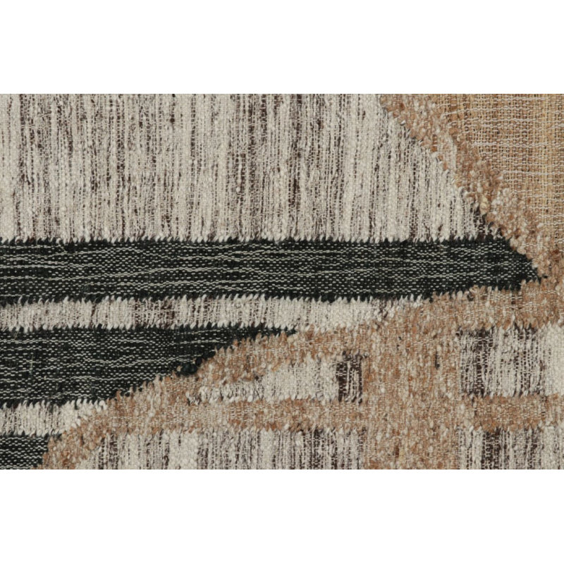 Kilim & Flatwave Hand Knotted Wool Geometric Area Rug, Rectangle 6' x 9'