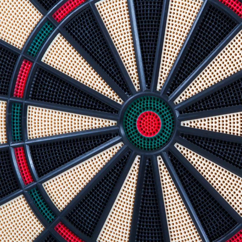 Electronic Dartboard and Cabinet Set with Darts