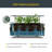 Permasteel Mini Planter W/Bracket, Green-124310549