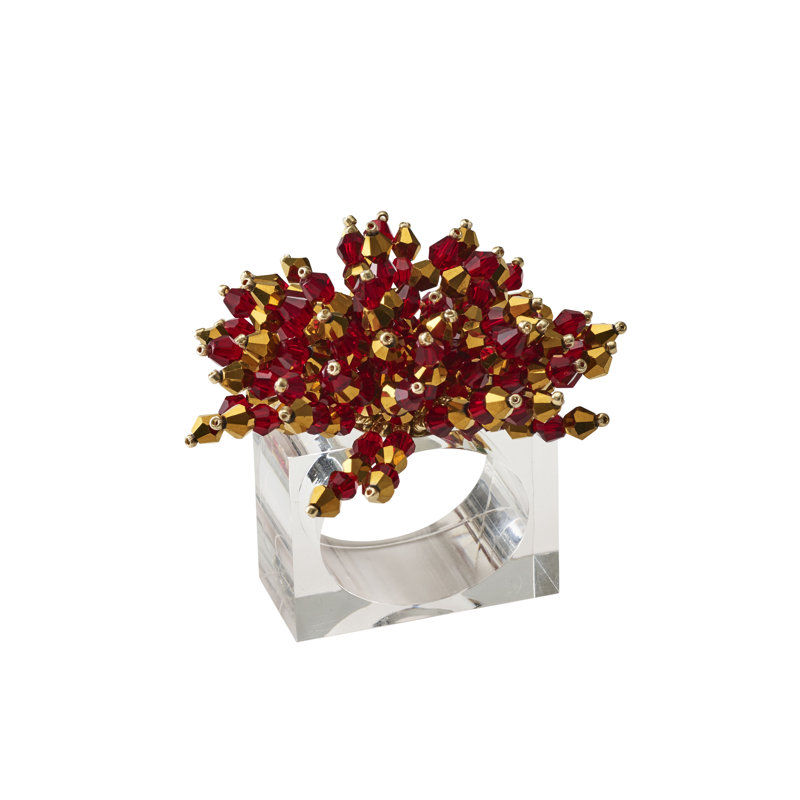 Brilliant Napkin Ring, Red