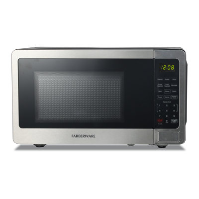Farberware 0.7 Cu. Ft. Stainless Steel Microwave Oven, 700w