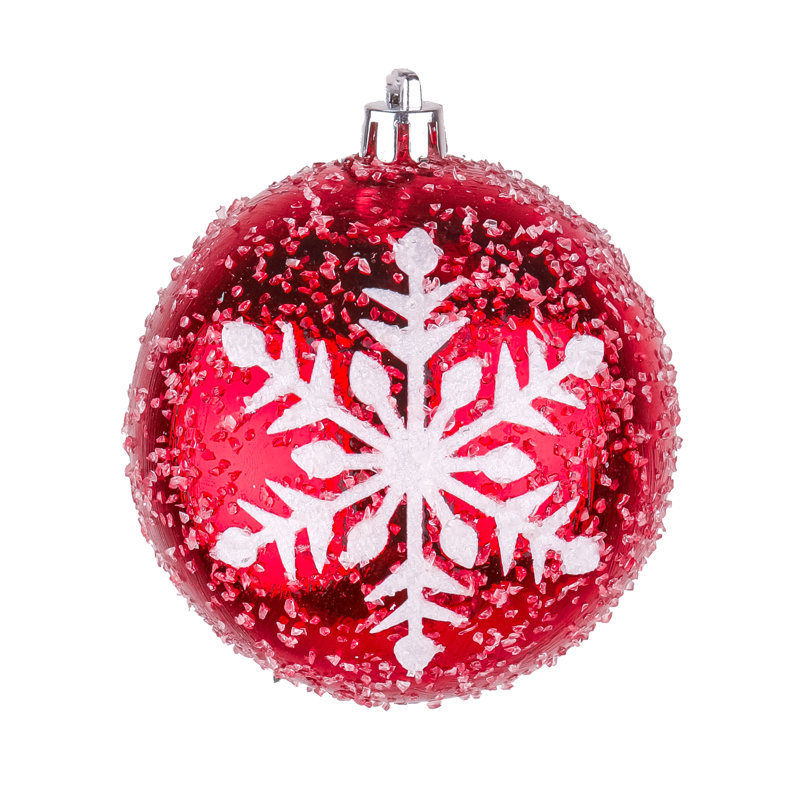 Ornements incassables The Holiday Aisle® 6 pièces, Rouge et blanc