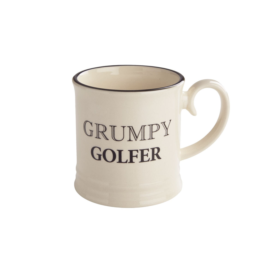 Quips and Quotes "Grumpy Golfer" Tankard Mug