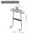 Espinet 2 Piece Wall Black Plate Holder Shelves