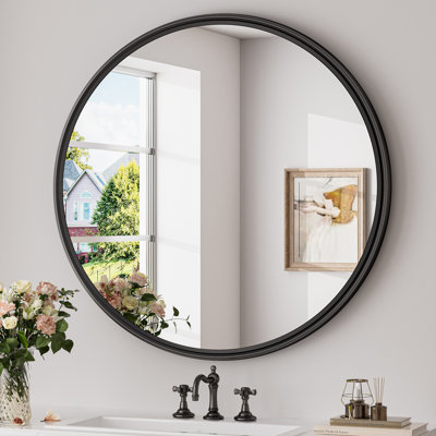 Aluminum Round Mirror