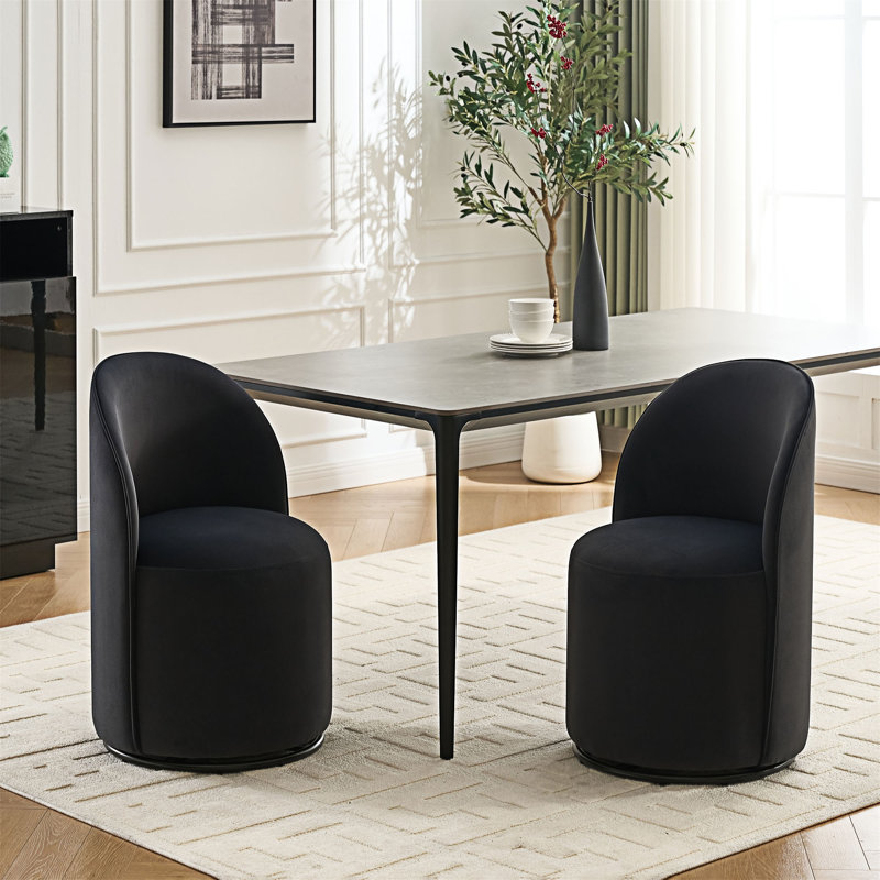 Chaise d'appoint rembourrée, Gris foncé