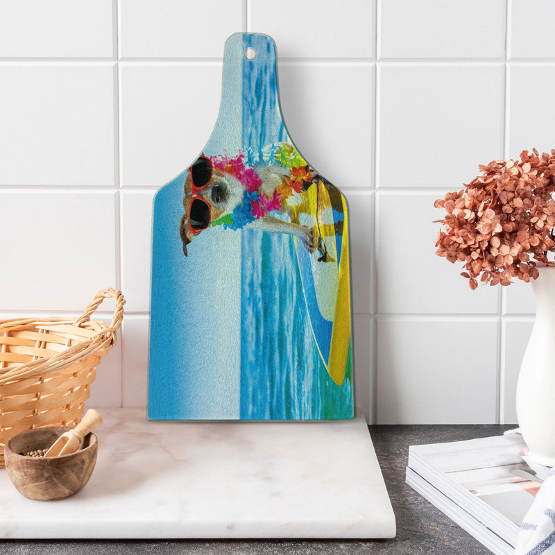 Planche à découper en verre trempé Ambesonne