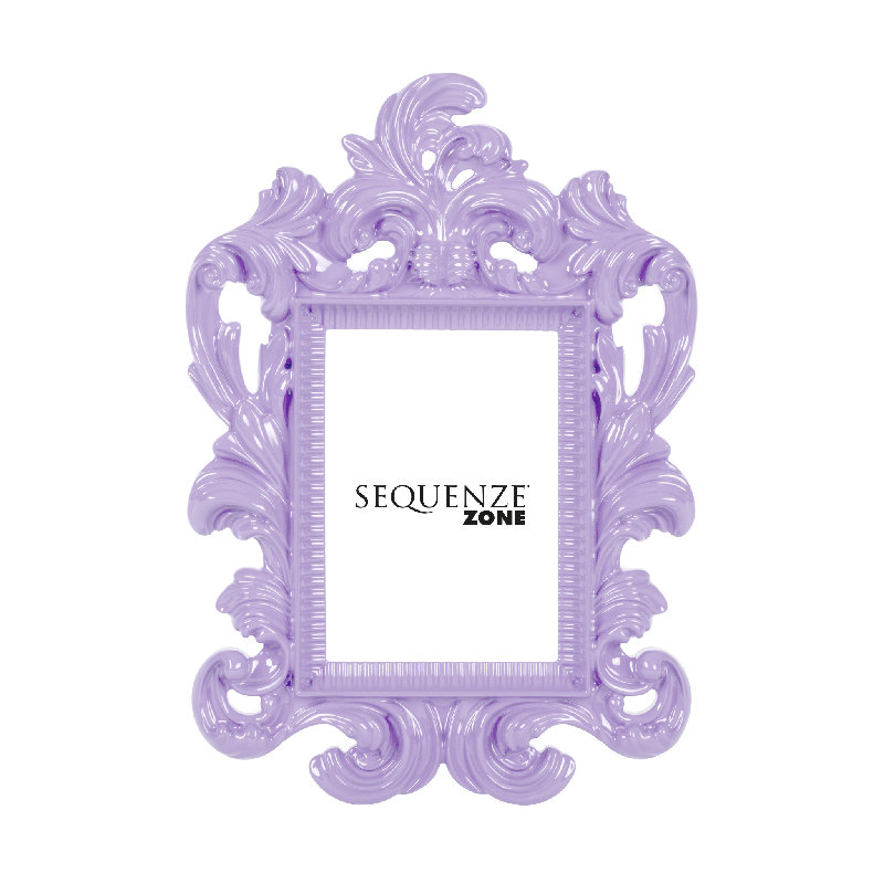 Embossed Picture Frame, Lilac