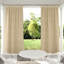 Rideau d'extérieur avec pattes, rideaux de salon imperméables et occultants, isolant et occultant, pour le soleil et la protection de la vie privée, pour balcon, terrasse, pergola d'intérieur, panneau simple, l 80 po x L 84 po, blanc gris-373886913-373920967