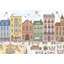 Papier peint pastel paysage urbain européen-624504920-624504922