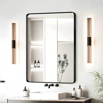 Aluminum Frame Bathroom Accent Mirror