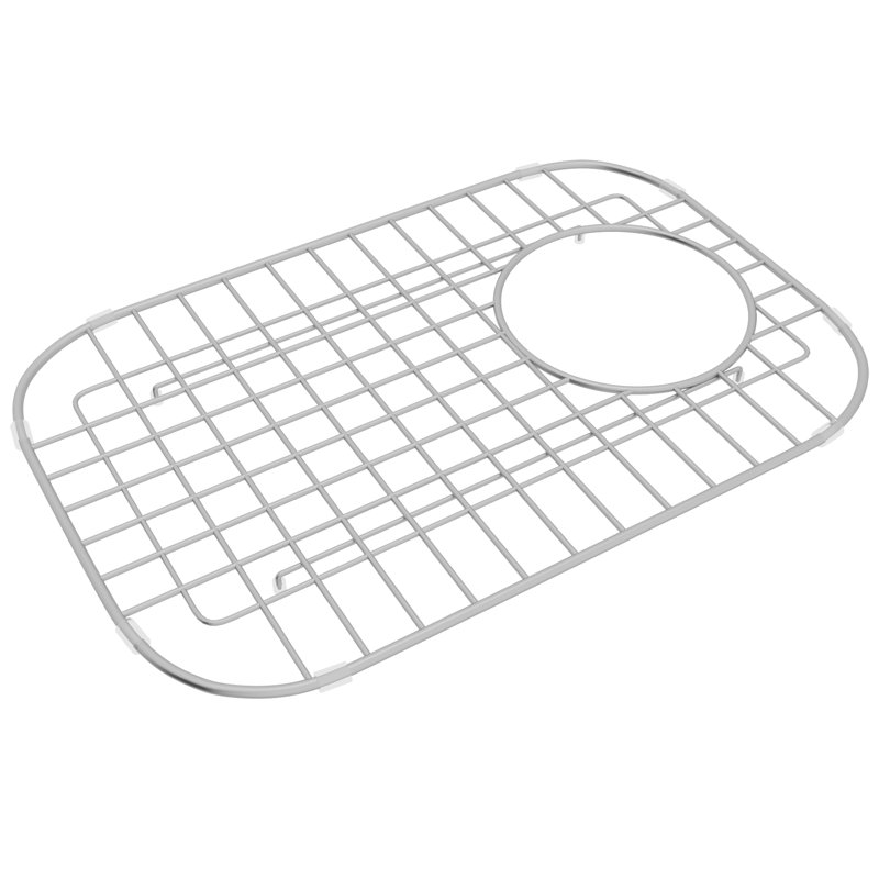 Stainless Steel Rectangular Sink Grid with Drain Hole