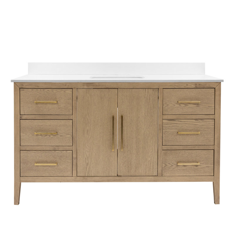 Meuble-lavabo simple 60 po Parisian, 60"