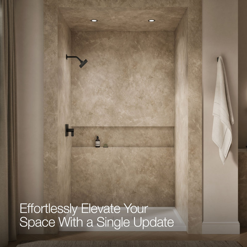 Parallel™ Rite-Temp Shower Trim, Matte Black