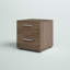 40cm W Manufactured Wood Bedside Table-778495450