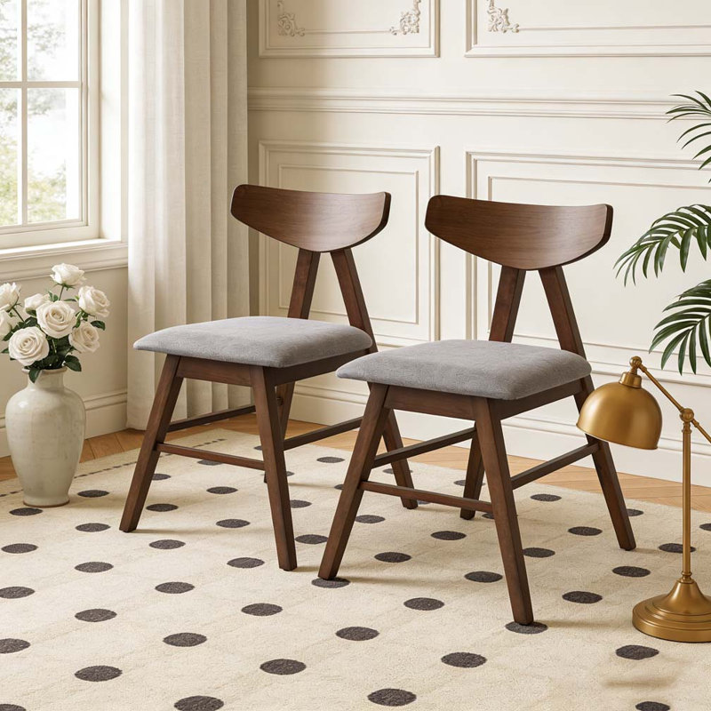 Chaise de salle à manger, Gris foncé
