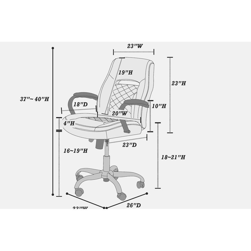 Chaise de jeu bleue et noire en similicuir de bureau, conception ergonomique unique avec roulettes et accoudoirs, Noir / Bleu