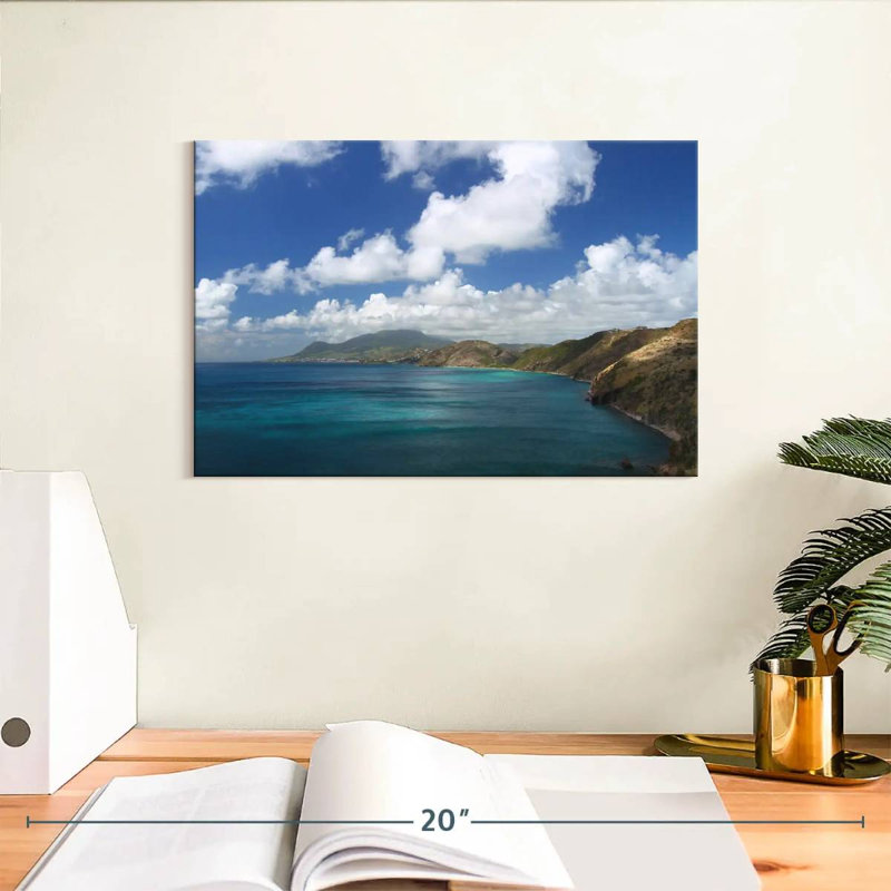 Nicci Saint Kitts Coastline, H 8 po x l 12 po