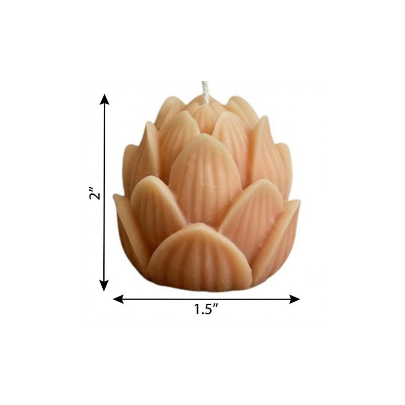 Bougie florale 2 po